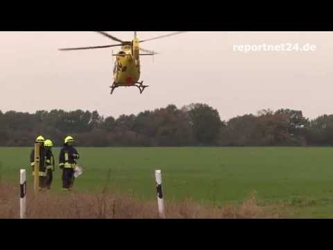 Clip2: Schwerer Frontalunfall auf B5 in Paulinenaue-Selbelang - Amt Friesack