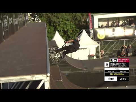 Rimu Nakamura - 3rd place | Men's Final | UCI BMX Freestyle World Cup, Gold Coast
