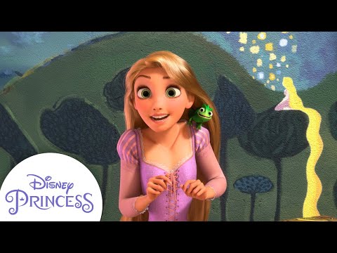 『塔の上のラプンツェル』ワンシーン｜ラプンツェル、ランタンを見に行く