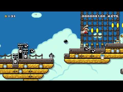 Junior's Fleet by Frank - Super Mario Maker - No Commentary 1AD