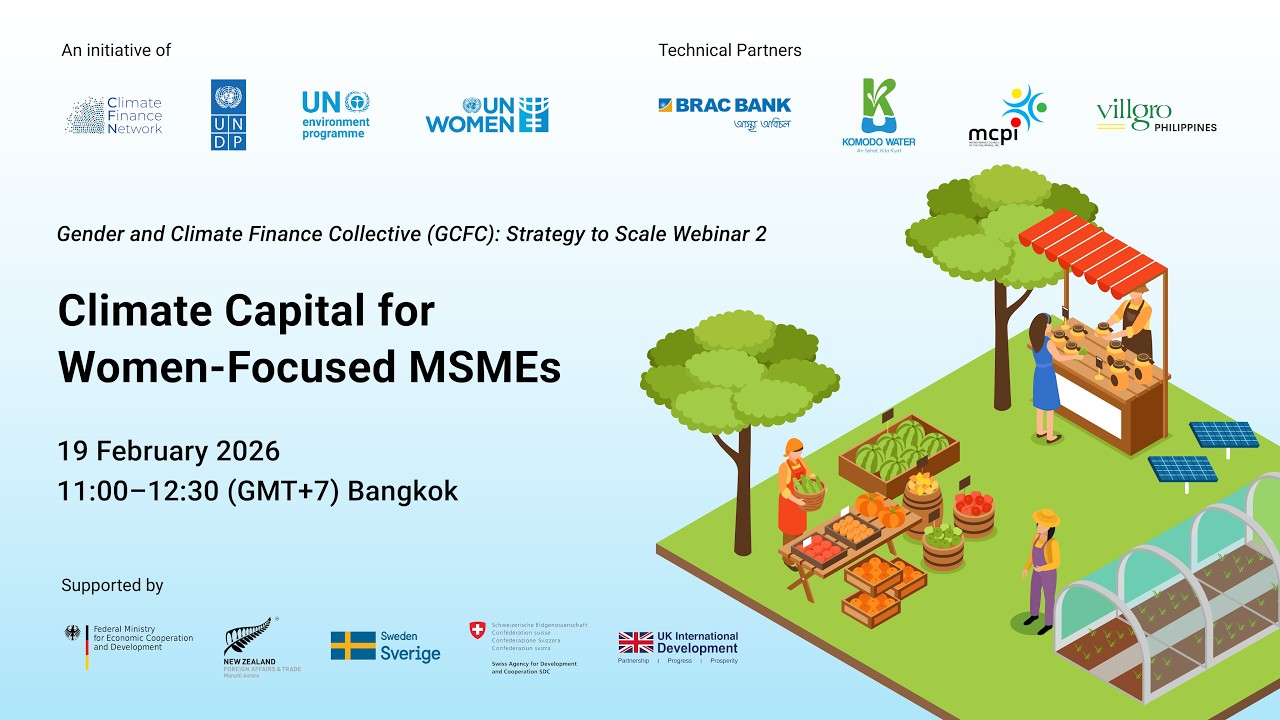 CFN Webinar - Strategy to Scale: Climate Capital for Women-Focused MSMEs