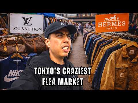 Inside THE LARGEST FLEA MARKET in TOKYO,Japan 🇯🇵