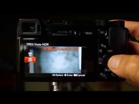 Dynamic Range Optimization on Sony Cameras a6000 A7 A7R - how to