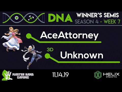 DNA S4:W7 - 3D | Unknown (Sheik) Vs. AceAttorney (Zelda) - W Semifinals