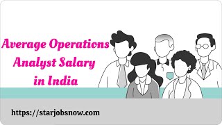 Average Operations Analyst Salary in India