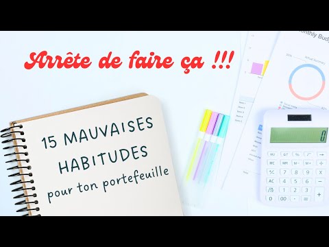 🎧 Budget : 15 mauvaises habitudes à perdre