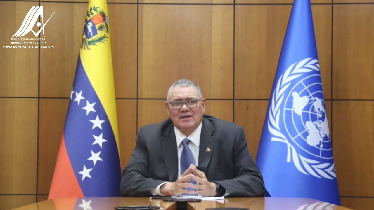 Intervención del Ministro del Poder Popular para la Alimentación, Carlos Leal Tellería
