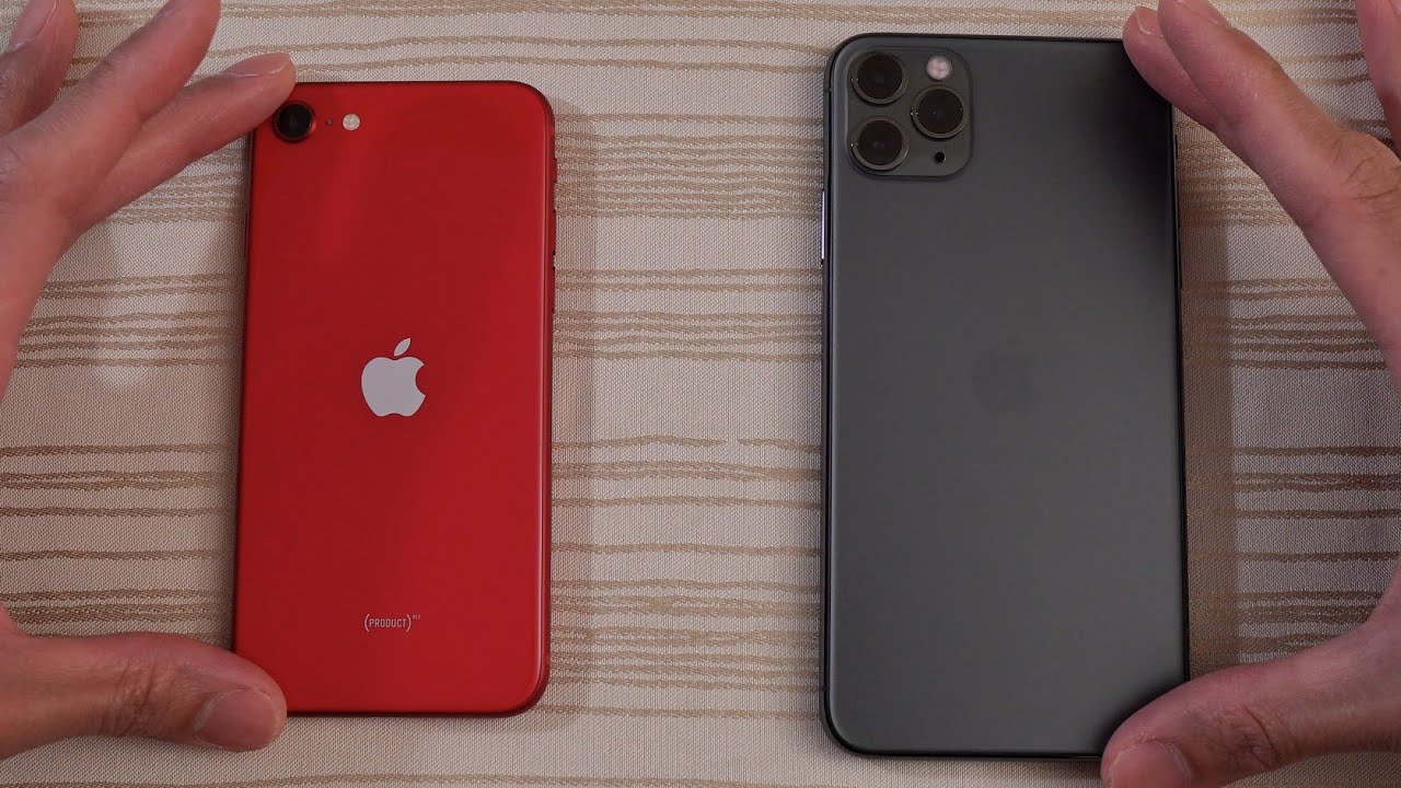 iPhone SE 2020 vs iPhone 11 Pro Max SPEED TEST!