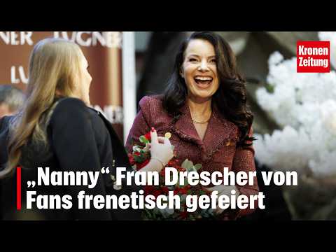 Lugner City: “Nanny” Fran Drescher celebrated by fans | krone.tv NEWS