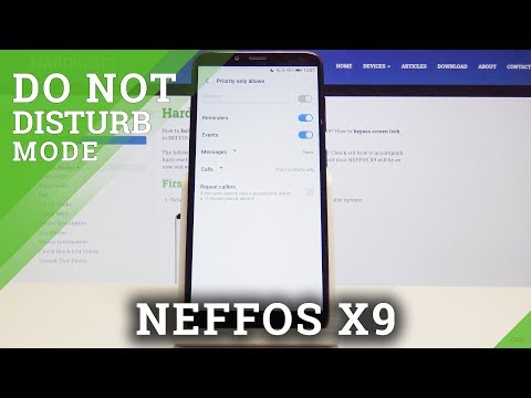 How to Enable DND Mode in NEFFOS X9 - Set Up Do Not Disturb Mode
