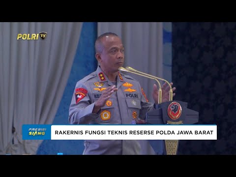 KAPOLDA JABAR BERIKAN PENGARAHAN PENTING DALAM RAKERNIS FUNGSI TEKNIS RESERSE T.A. 2025