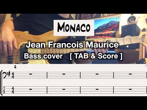 Monaco. Jean Francois Maurice. Bass cover. [TAB & Score]