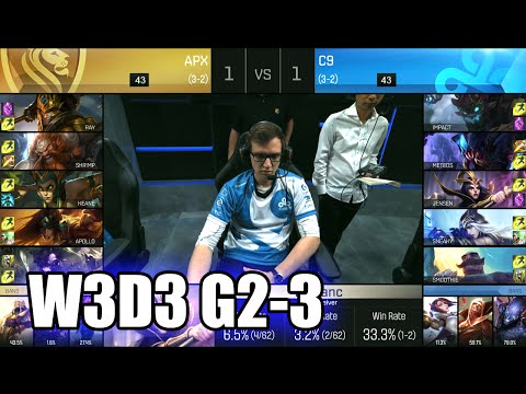 Apex Gaming vs Cloud 9 | Game 3 S6 NA LCS Summer 2016 Week 3 Day 3 | APX vs C9 G3 W3D3 1080p