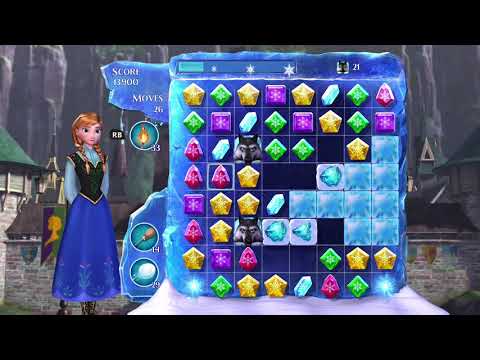 Frozen Free Fall: Snowball Fight Level 277 Walkthrough, , No Power Ups