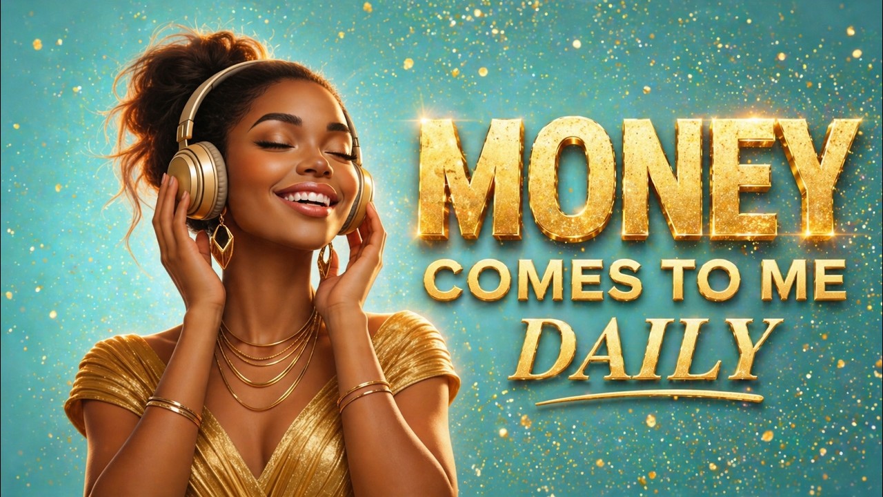 Listen daily: Money Comes to Me FAST 💰 #afrobeat Affirmations with Lyrics