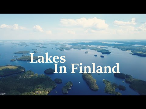 Lakes! Flying Over Finland 4K Drone