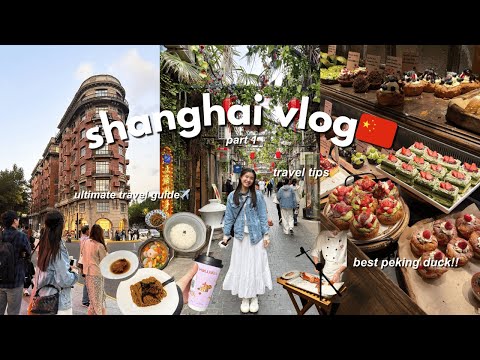 SHANGHAI VLOG 🇨🇳 | ultimate travel guide, tourist spots, viral cafes & restaurant, shopping | Part 1