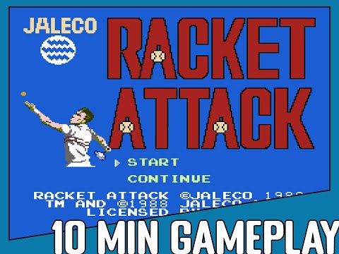 10 Minute Gameplay: Racket Attack (1988) NES