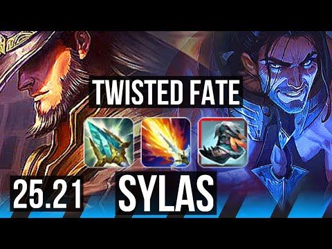TWISTED FATE vs SYLAS (MID) | Legendary, 39k DMG | EUW Master | 25.21