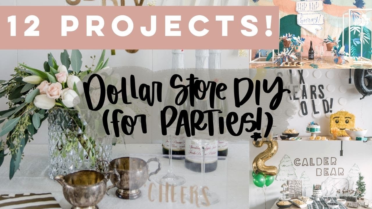 DIY Dollar Store Party Decor: 7 Adorable Projects That Won't Break the Bank