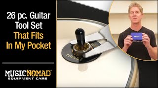 Guitar Tech Screwdriver and Wrench Tool Set for Guitar & Bass Maintenance and Repair by MusicNomad