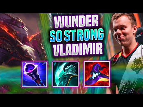WUNDER IS SO STRONG WITH VLADIMIR! - FNC Wunder Plays Vladimir Top vs Darius! | Season 2022