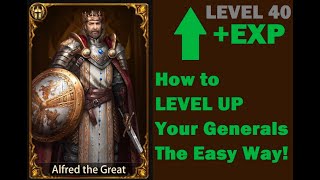 Evony TKR - Level Up Generals EASY!