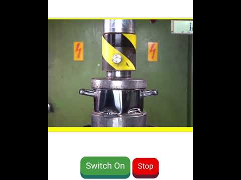 Pressure cooker VS Hydraulic press Satisfaction video