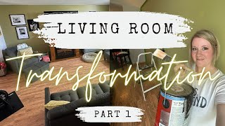 Living Room TRANSFORMATION on a BUDGET: Part 1
