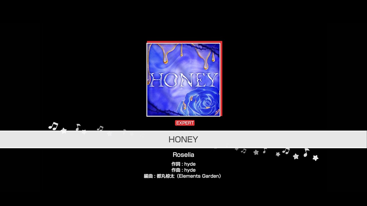『HONEY』Roselia(難易度：EXPERT)【ガルパ プレイ動画】