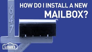 How Do I Install a New Mailbox | DIY Basics