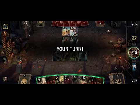 A round of Gwent on Samsung S20 Ultra.