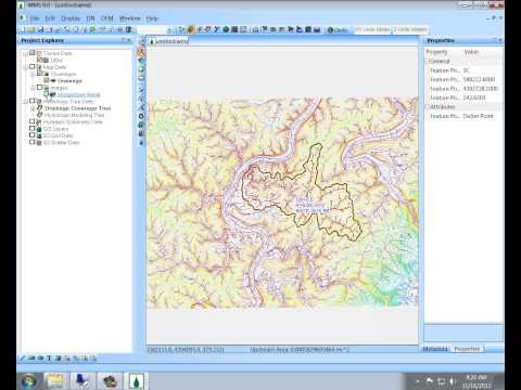 CE 433 - Calculating Curve Number CN in Watershed Modelling System WMS