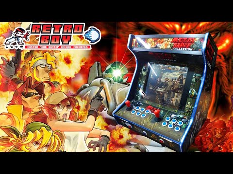 New 19” Metal Slug Bartop Arcade with Hyperpspin & 17,500 games brief display and gameplay