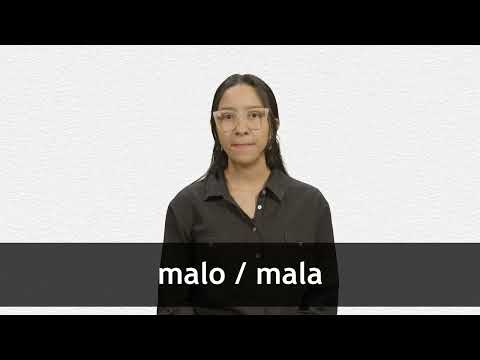 How to pronounce MALO / MALA in Latin American Spanish