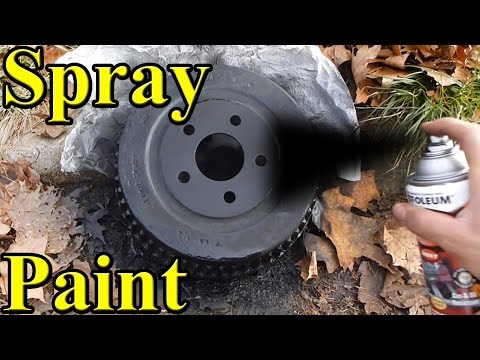 How to paint brake drums ANY color DIY Video