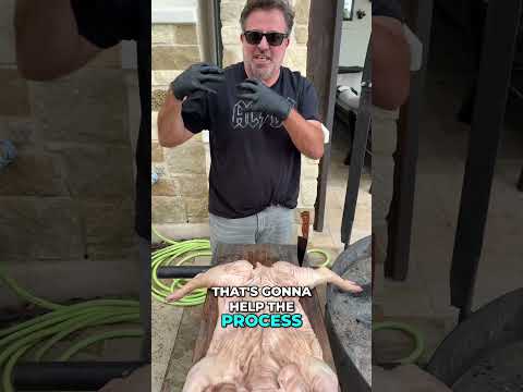 How to Prep a WHOLE PIG  to cook over Open Fire - QUICK TUTORIAL!