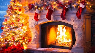 Heavenly Christmas Music Fireplace Sounds 🎅 Relaxing Christmas Background Music 🔥 Fireplace Ambience