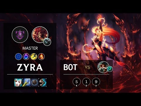 Zyra Bot vs Miss Fortune - EUW Master Patch 10.9