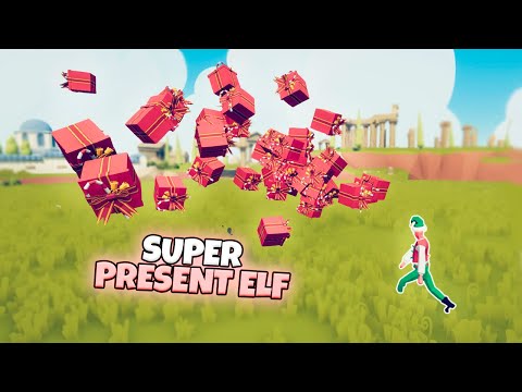 SUPER PRESENT ELF VS EVERY FACTION | TABS MODDED GAMEPLAY