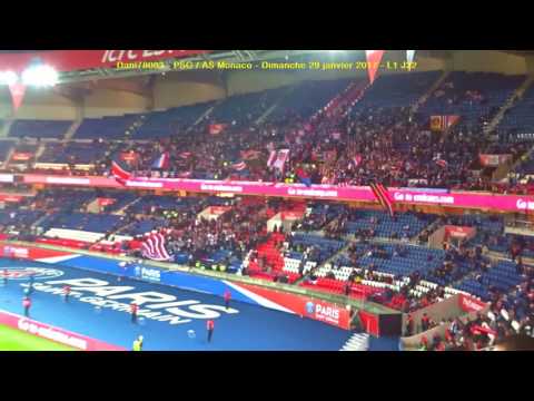 PSG / AS Monaco 29.01.2017 : 1-1 (L1 J22) 1/6 : Tour de chauffe des Ultras