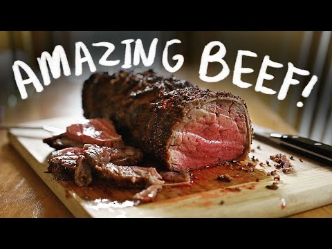 Smoked Beef Tenderloin Roast (Summit Charcoal Grill)...