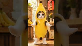 fruits cat dance #cat #catdance