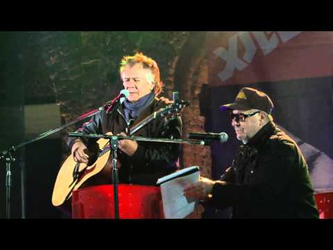 Len Gieco video El adis con Vctor Heredia - Inauguracin Fundacin Mercedes Sosa 2016