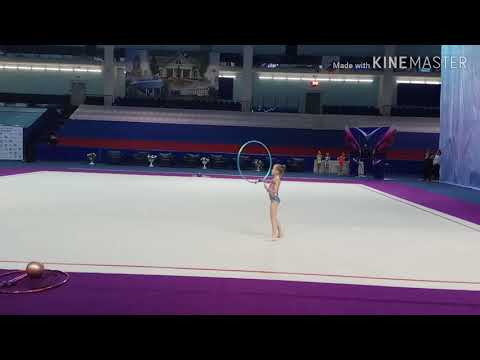 Мои соревнования по художественной гимнастике "Чеховская весна"