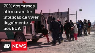 Mais de 2 mil pessoas sem documentos são presas na fronteira com os EUA