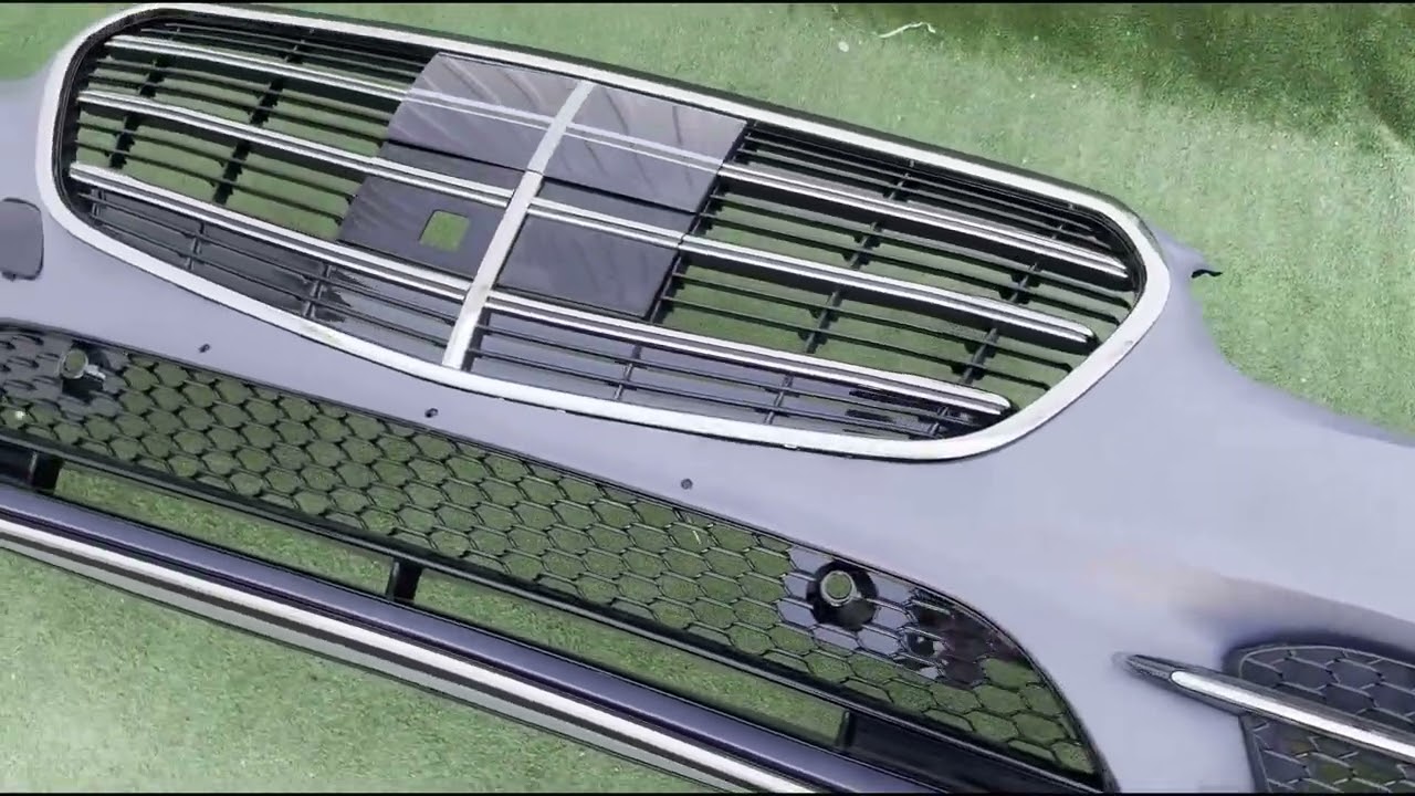 Mercedes S-сlass W223 2020- рр. Передній бампер AMG-Line Video 1