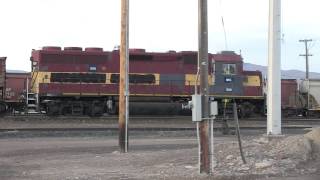 preview picture of video 'MRL 500 performs switching duties in Missoula Yard'