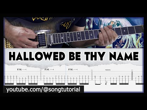 Hallowed be thy Name | FULL TAB | Iron Maiden Cover | Guitar Lesson