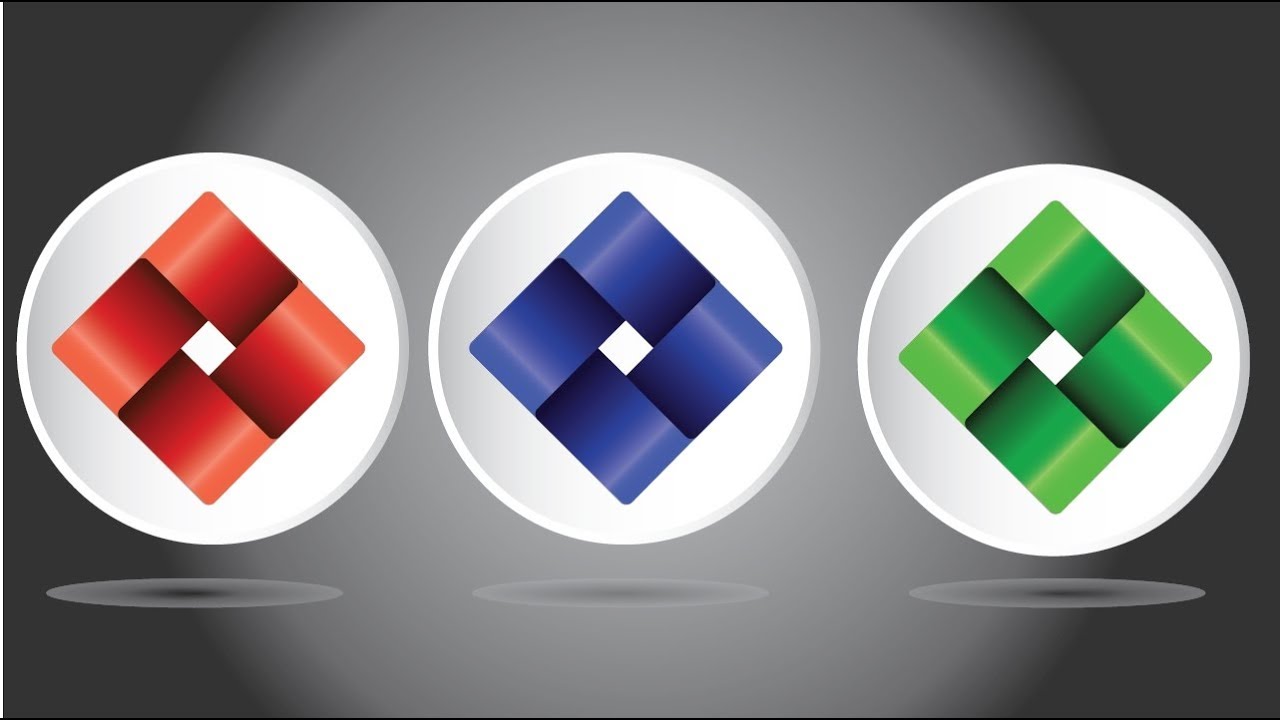 Adobe Illustrator Logo Design Tutorial ~ How to Create 3D Diamond Logo in Illustrator CS6